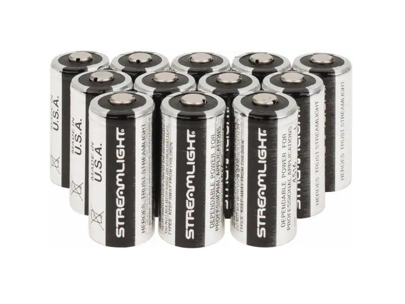 Streamlight CR123A Lithium Batteries