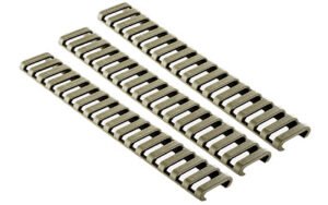 ERGO 18-SLOT LDDR RAIL COVERS 3PK DE
