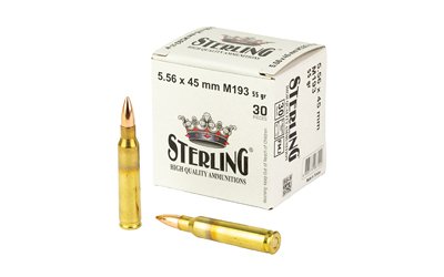 STERLING 5.56 M193 55GR FMJ 30/1500
