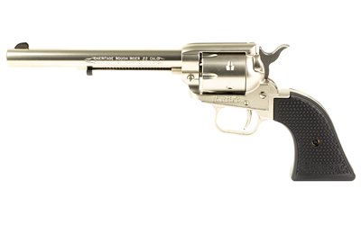 HERITAGE 22LR ONLY 6.5" NICKEL STAR