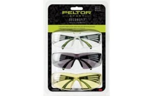 PELTOR SECUREFIT 400 EYE PROT 3-PACK