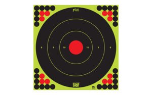 PRO-SHOT TARGET 17" GRN BULLSEYE 5PK