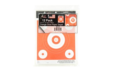 PROSHOT 6" BULLSEYE DAY GLOW ORANGE