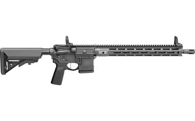 AR-15 rifle on the gunsmith bench