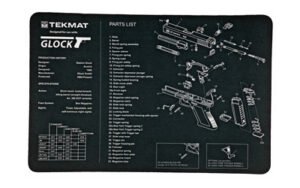 TEKMAT PISTOL MAT FOR GLOCK 17 BLK