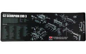 TEKMAT PSTL MAT FOR CZ SCORPION BLK