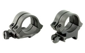 WEAVER QUAD LOCK RNGS 1" HI EXT MBLK