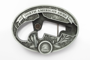North American Arms Oval Ornate Belt Buckle