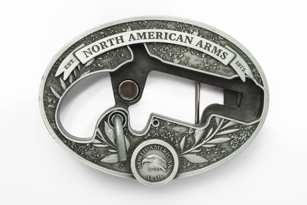 North American Arms Oval Ornate Belt Buckle