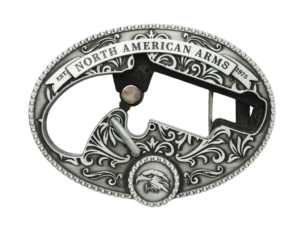 North American Arms Oval Ornate Belt Buckle