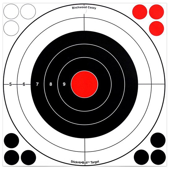 BC STICK-A-BULL 12 BULLS-EYE 5PK