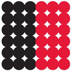 BC DIRTY BIRD 1 TARGET PASTERS 432 BLK RED (12)