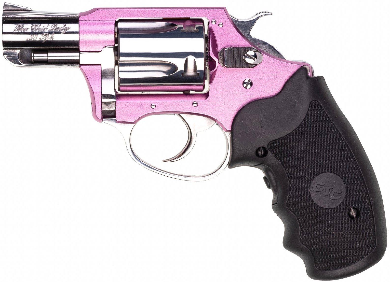 CA CHIC LADY 38SPL PINK SS LASER GRIPS 5RD
