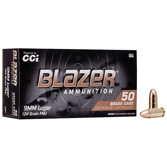 BLAZER BRASS 9MM 124GR FMJ 50/20 (2000)
