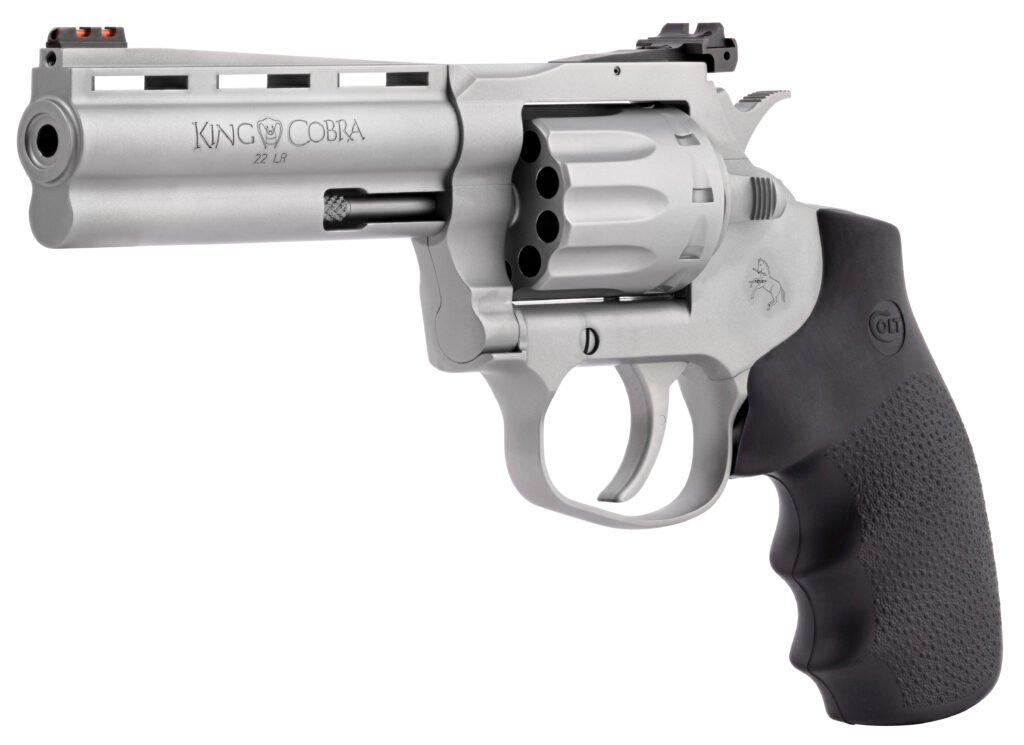CLT KING COBRA 22LR 4.25 MATTE SS HOGUE 10RD