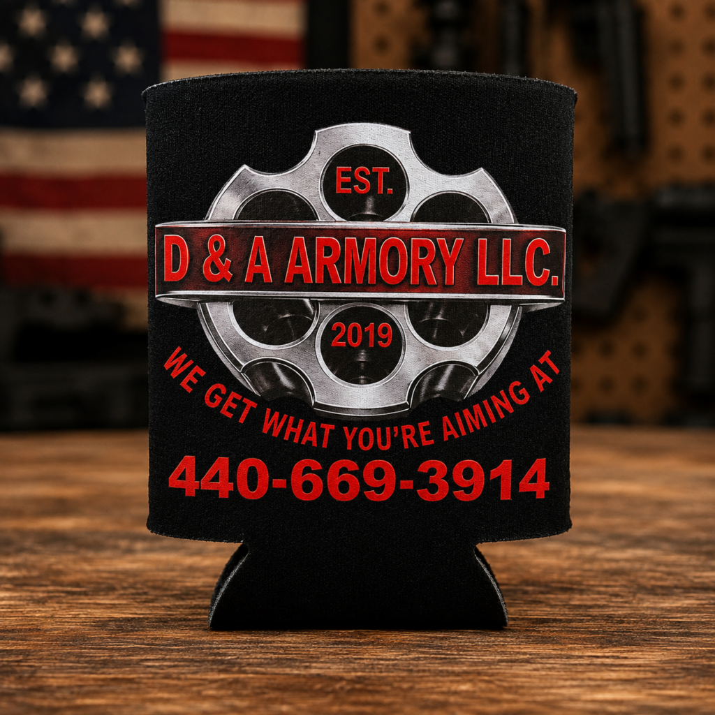 D&A Armory Logo Can Koozie