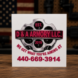 D&A Armory Refrigerator Magnet Logo