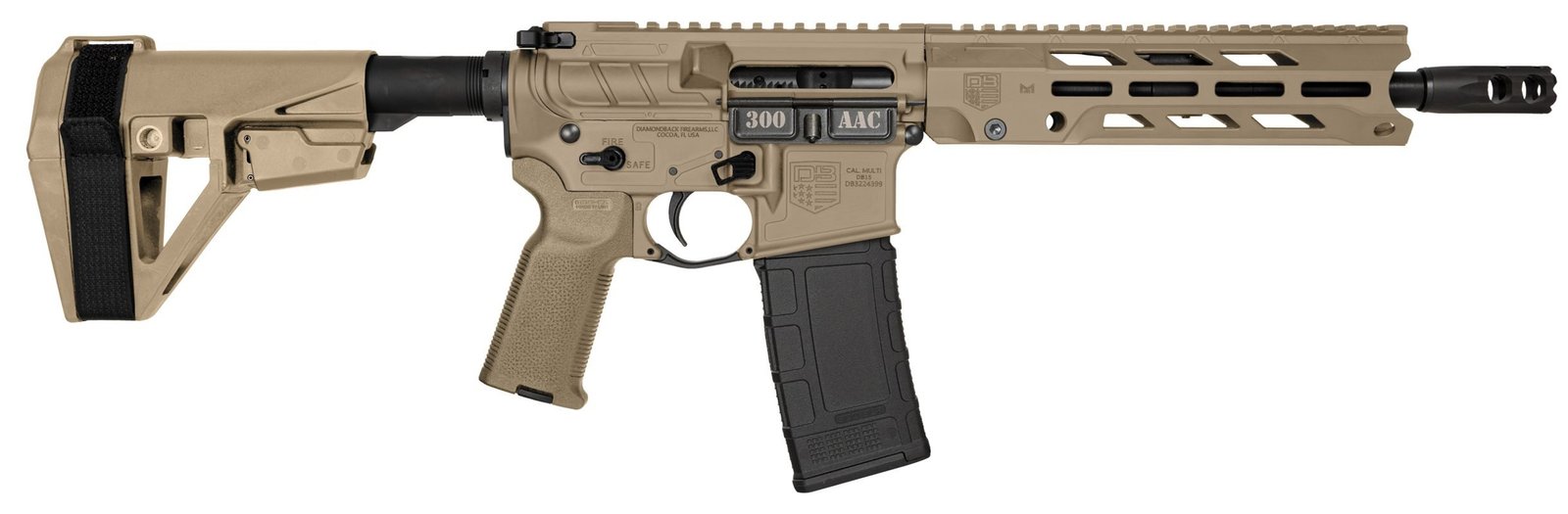 DBF DB15 300BLK 10.5 FDE SBA5 PSB MLOK 30RD