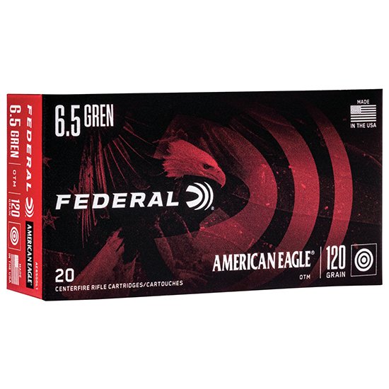 FED AMERICAN EAGLE 6.5GREN 120GR OTM 20/10