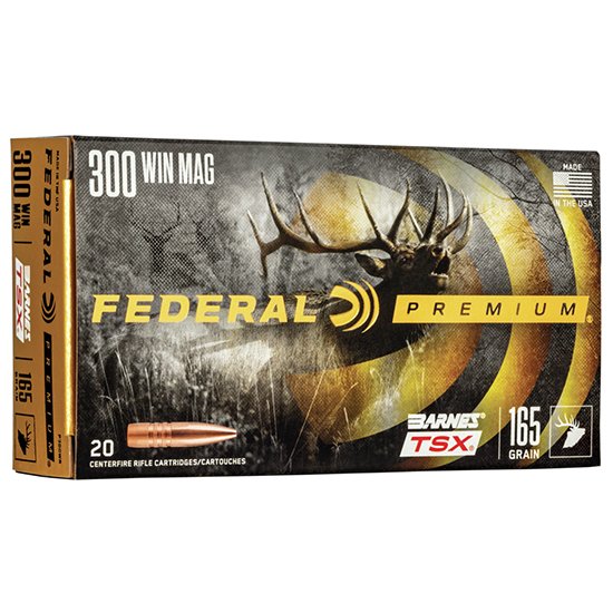 FED PREMIUM 300WIN 165GR BARNES TSX 20/10