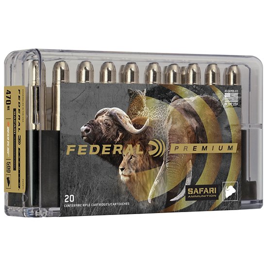 FED CAPE-SHOK 470NITRO 500GR TB BEAR CLAW 20/10