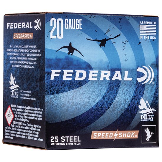 FED SPEED-SHOK 20GA 2.75 3/4OZ #4 25/10