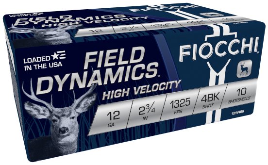 FIO FIELD NICKEL BUCK 12GA 2.75 27P #4 10/25