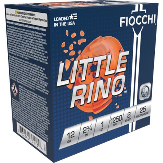 FIO LITTLE RINO 12GA 2.75 1OZ #8 25/10