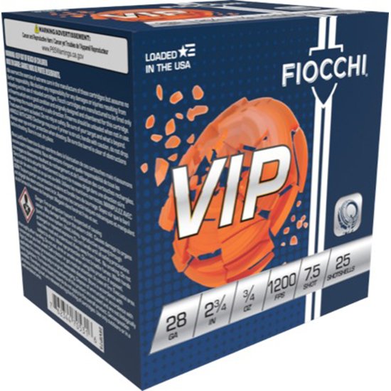 FIO VIP 28GA 2.75 #7.5 1200FPS 25/10