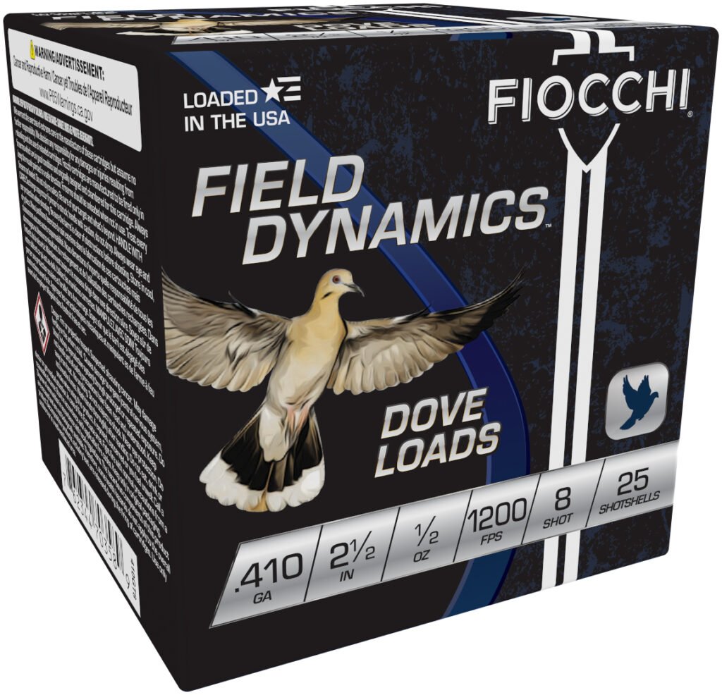FIO FIELD DOVE 410GA 2.5 .5OZ #8 25/10