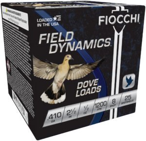 FIO FIELD DOVE 410GA 2.5 .5OZ #8 25/10
