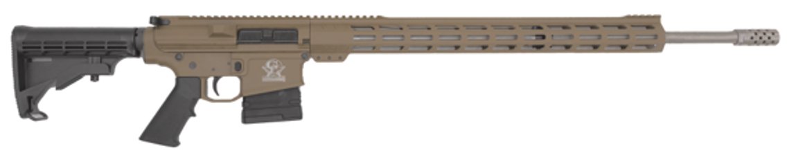 GLFA AR-10 243WIN 24 FDE/SS 5RD