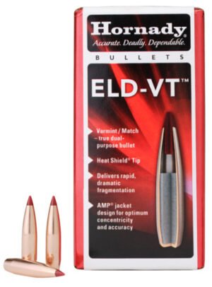 HORN BLT 22CAL .224 62GR ELD-VT 100/25