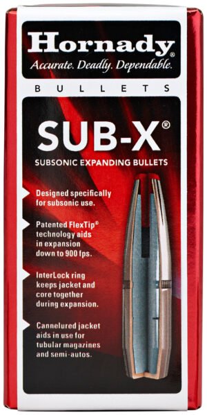 HORN BLT 7.62X39MM .3115 255GR SUB-X 100/15