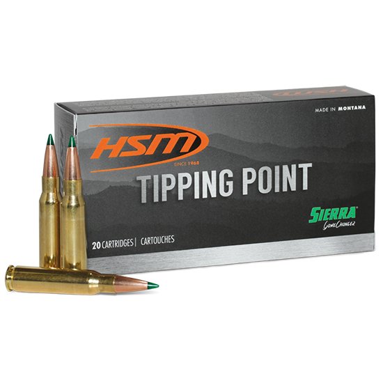 HSM TIPPING POINT 270WIN 140GR SIERRA GC 20/20