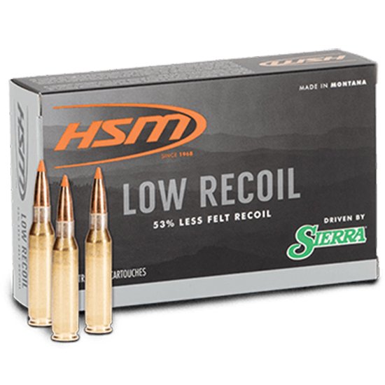 HSM LOW RECOIL 7MM-08 140GR 20/25