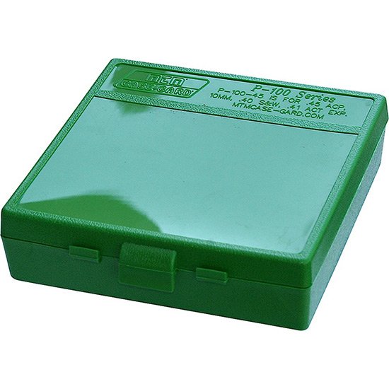 MTM PISTOL FLIPTOP 100RD BOX 45ACP GRN