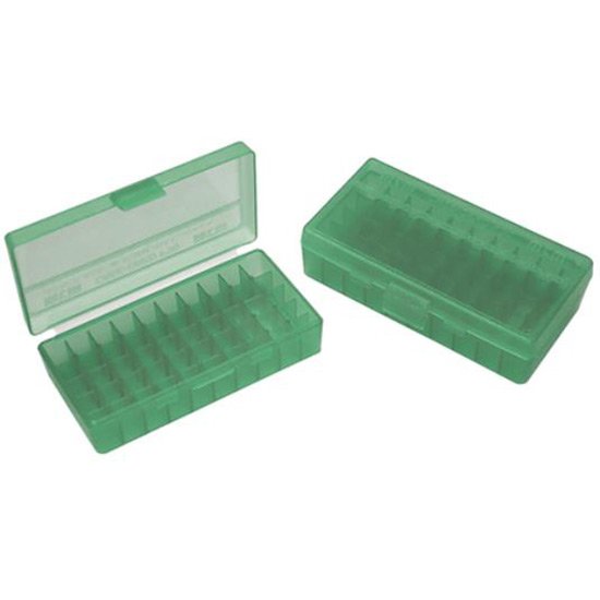 MTM PISTOL FLIPTOP 5ORD BOX GRN 9MM/380