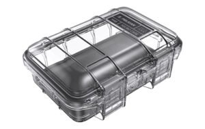 PELICAN M40 MICRO CASE BLACK/CLEAR