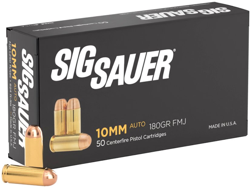 SIG AMMO 10MM 180GR ELITE BALL FMJ 50/20