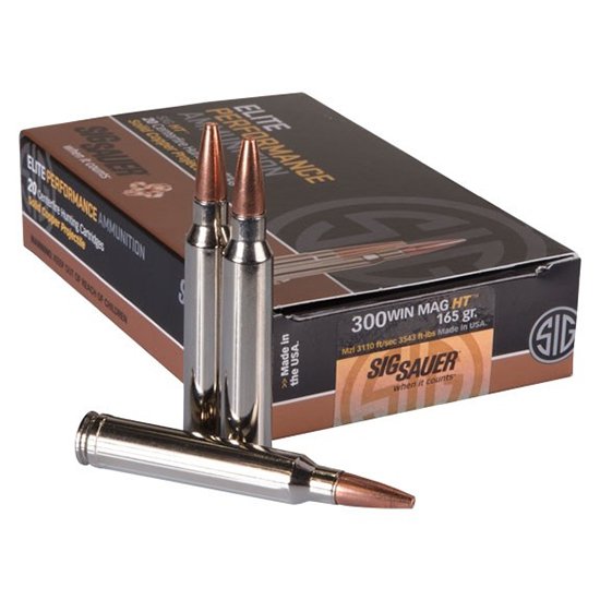 SIG AMMO 300WIN 165GR ELITE HUNTING HT 20/10