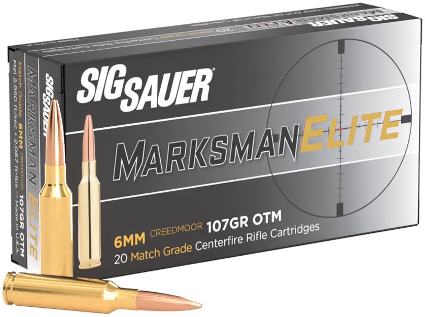 SIG AMMO 6MM CREED 107GR ELITE MATCH OTM 20/10