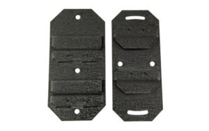 SKULL HOOKER LRG SHLDR FLUSH MNT BLK