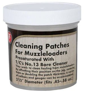 TC PRESATURATED CLEANING PATCHES N.13 BORE 100CT