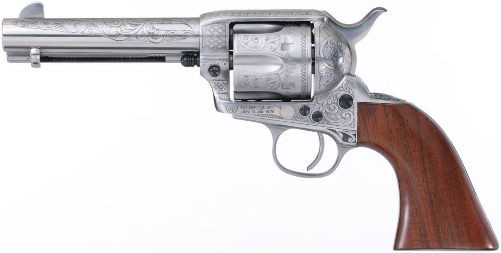 TF UBERTI 1873 CATTLEMAN 357MAG 4.75 PHOTO ENGRV