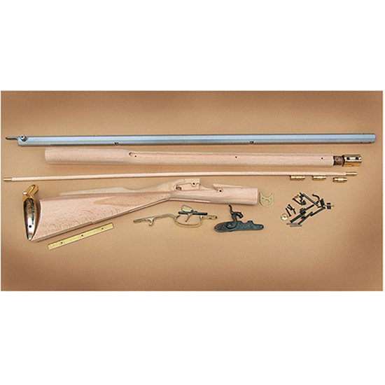 TRAD KENTUCKY RIFLE KIT 50CAL 33.5 WHITE HARDWO
