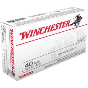 WIN USA 40SW 165GR FMJ FN 50/10