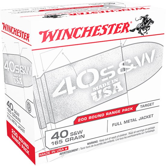 WIN USA 40SW 165GR FMJ 200/3