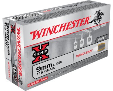 WIN WINCLEAN 9MM 115GR 50/10