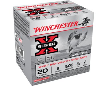 WIN XPERT WATERFOWL 20GA 3 7/8OZ #2 25/10